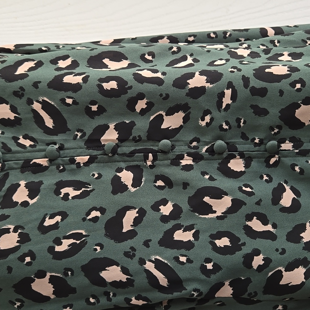 Torrid | Cami Tank/ Swing Green Leopard Top - Picture 3 of 9
